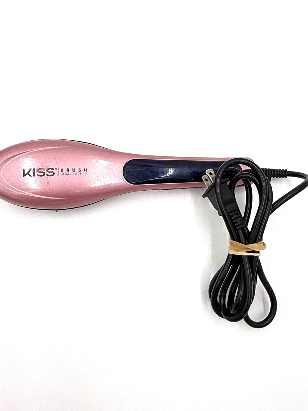 Kiss Metallic Pink Corded Straightening Brush